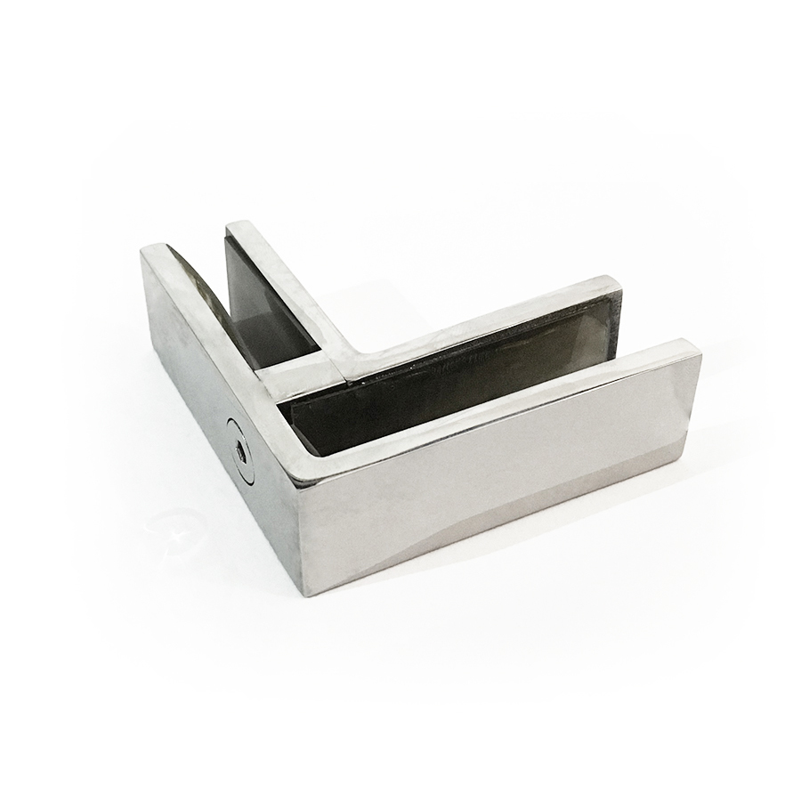 12mm Glass Clamp | 90° - Stainless Steel Balustrading