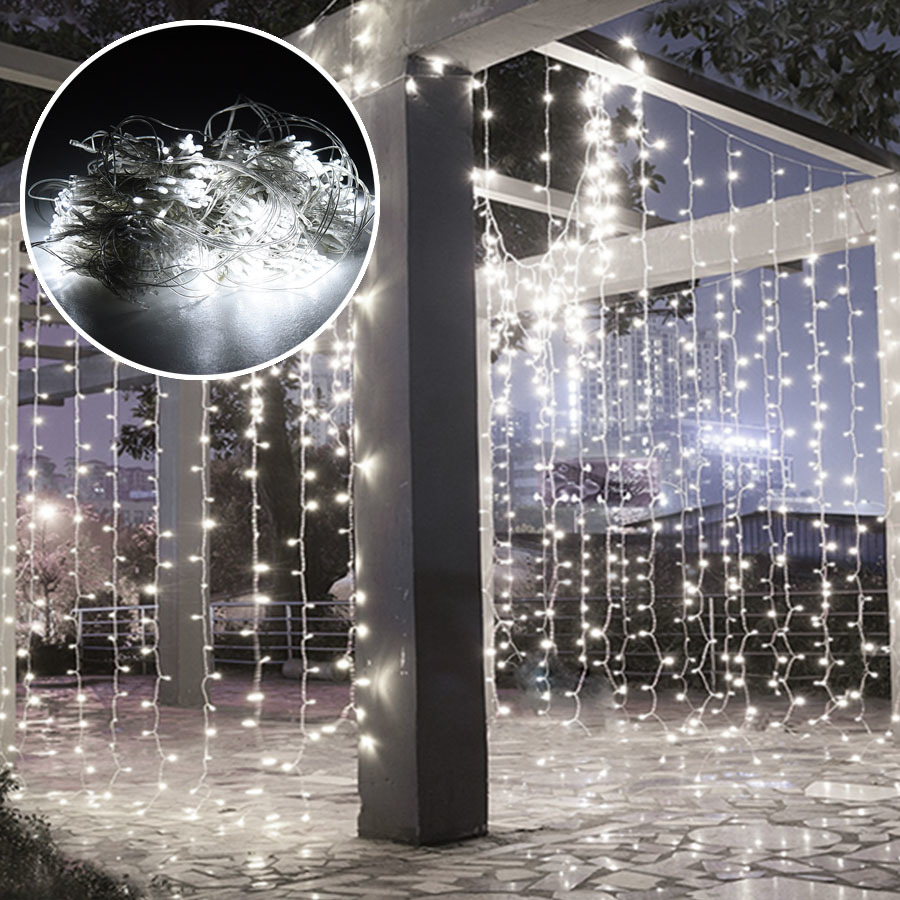 Hom Light Curww Curtain Lights 6x3m 800 Led Bright White