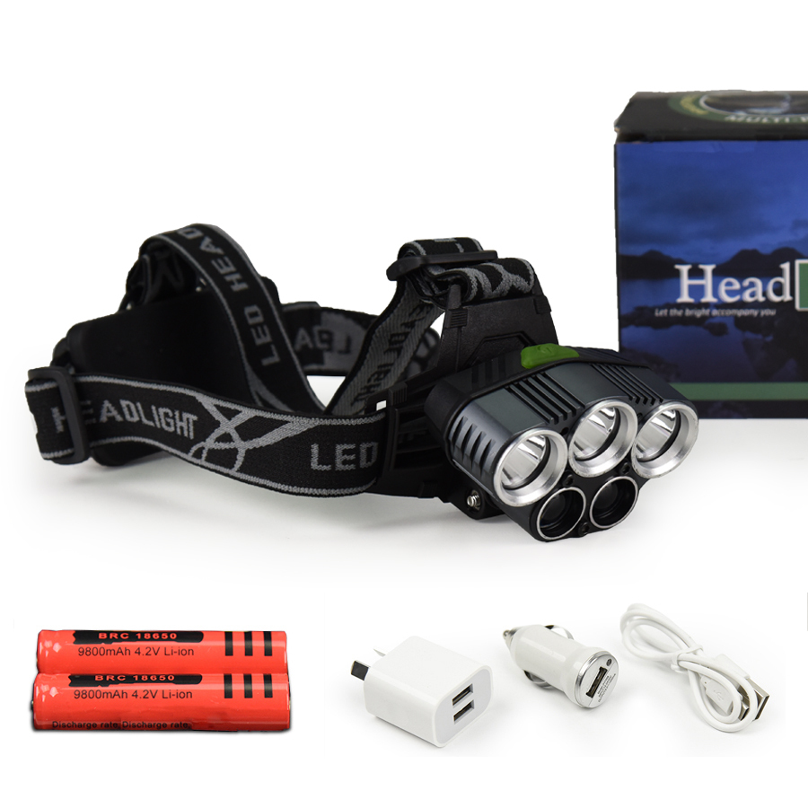 5 Torch Head Lamp | Ultra Bright with Blue Beam
