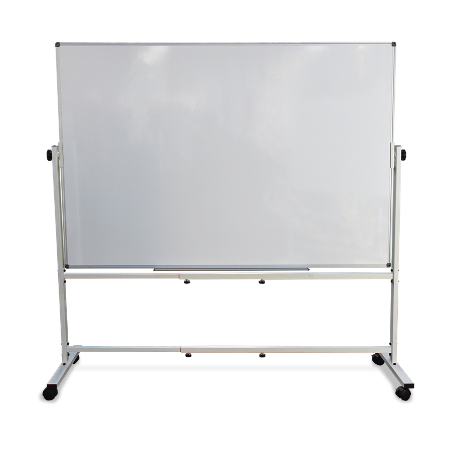 Double-Sided Whiteboard 1800 x 1200mm with Mobile Stand