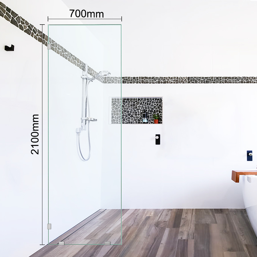 Shower Screen Standard Panel  700mm x 2100mm 