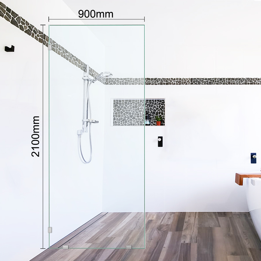 Shower Screen Standard Panel  900mm x 2100mm 