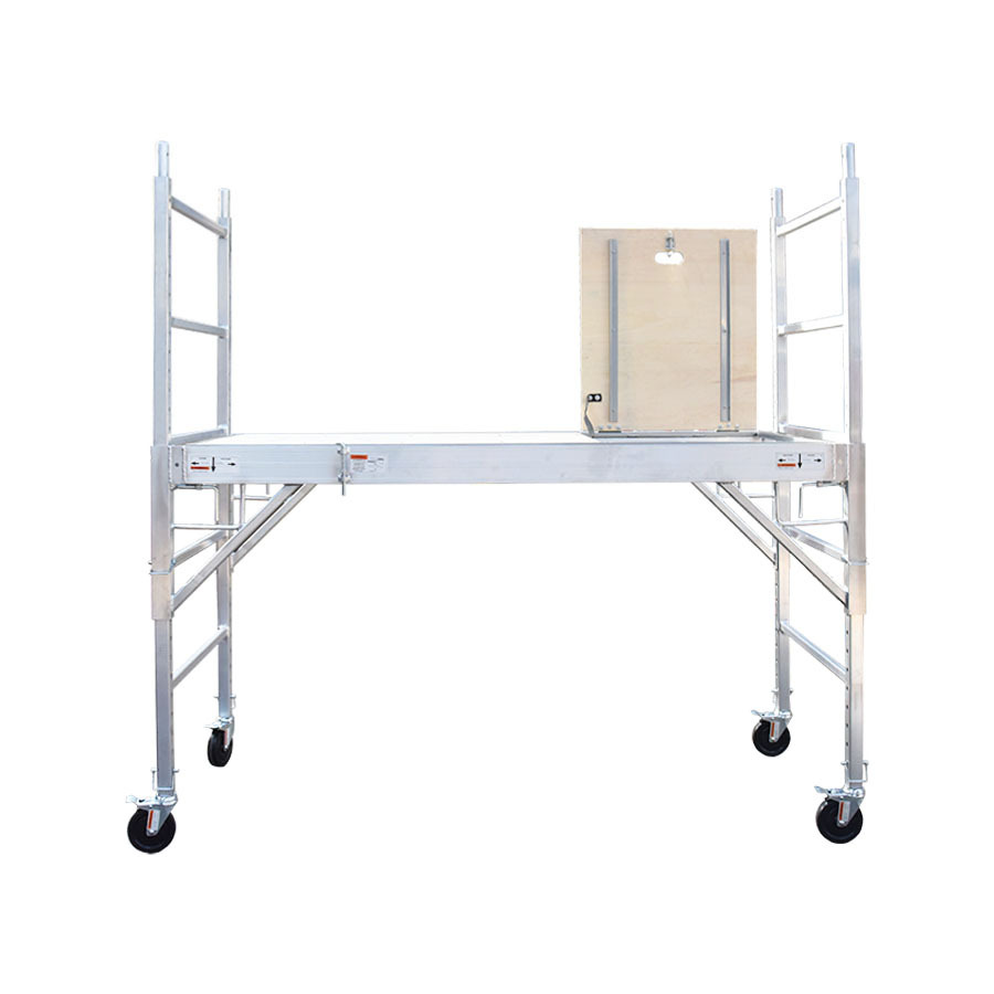 Aluminium Alloy Mobile Scaffold with Hatch -Plywood Deck