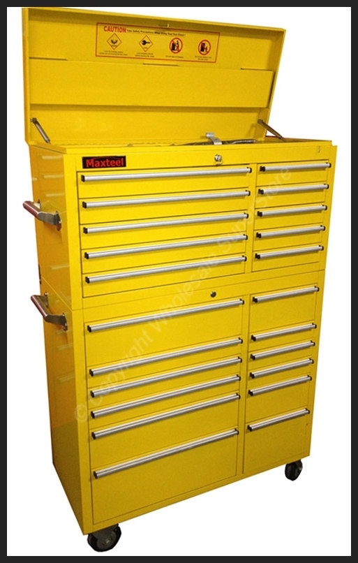 Toolbox - Maxteel - 22 Drawer [COLOUR: Yellow]