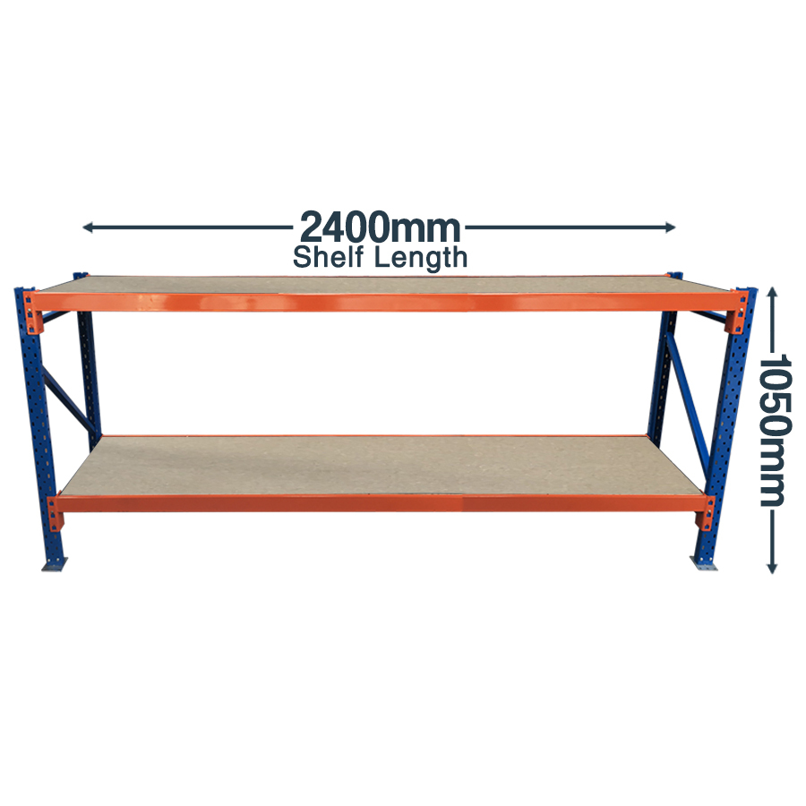 LONGSPAN Workbench 2400 Shelf Length 900 Depth