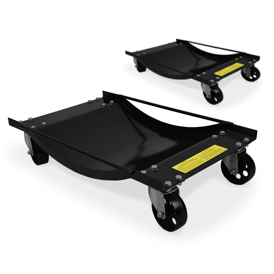 2x Wheel Dolly Heavy Duty 450 kg / 1000 lb Vehicle Positioning Jack