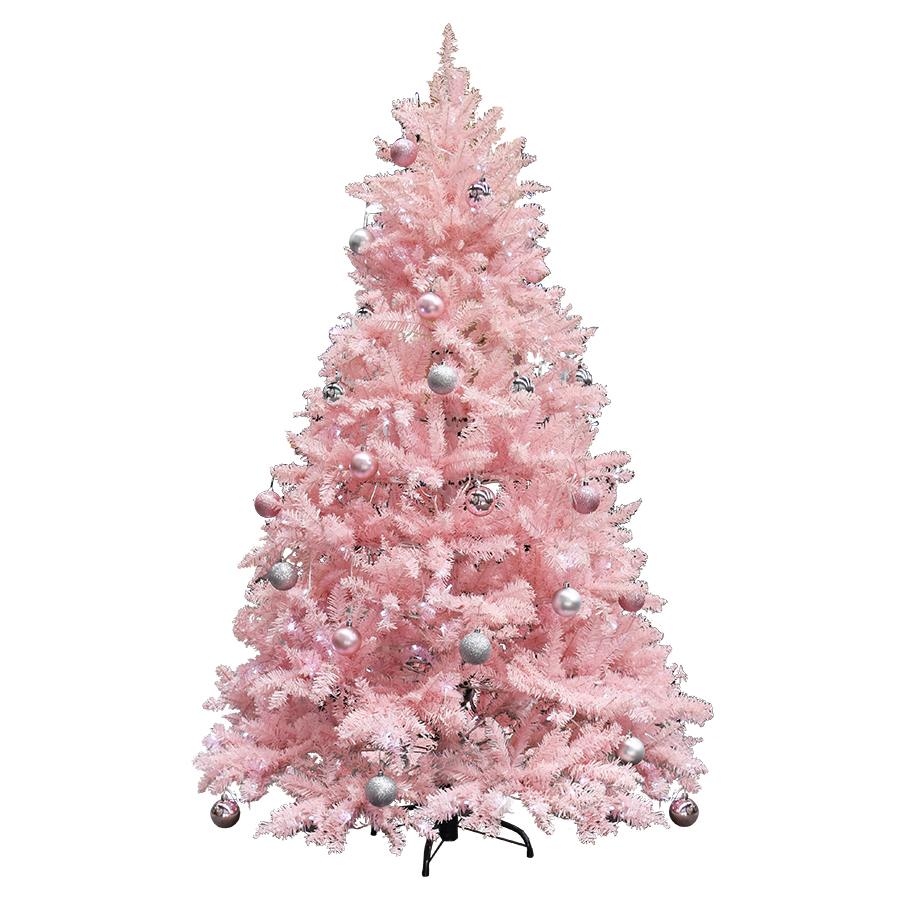 1.8m Christmas Tree - Pre Lit - PINK Massive 1600 Tips and 400 LEDs