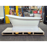 1680mm Single Slipper Cast Iron Bath "Saint Petersbourg" (ID:#1)