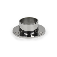 ROUND Base Plate - 50.8mm dia - Stainless Steel Balustrading