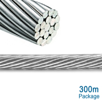 [300m package] 1x19 Wire Rope | 3.2mm | 316 Stainless Steel
