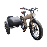 Drifter Vintage Retro Cruiser E-Bike with Side Car