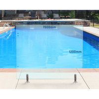 Hinge Panel - 1500 x 1200mm Glass Pool Fencing