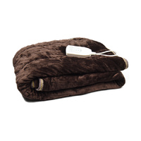 Electric Heated Throw - Brown