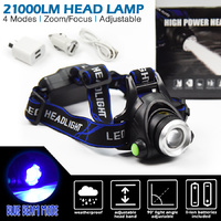 Head Lamp | 21000LM Torch with Blue Beam Mode