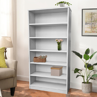 Bookcase - 1800 x 900 x 325mm - Grey