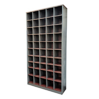 Pigeon Hole Unit | Mahogany & Ironstone | 50 Hole | 2400mm x 1200mm x 330mm