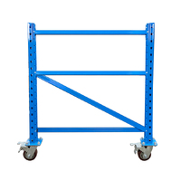 Longspan Racking Frame with Wheels - 900mm x 900mm