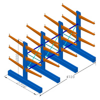 HD Cantilever Racking Unit - Double Sided - 3.0m High