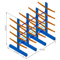 HD Cantilever Racking Unit - Double Sided - 4.5m High