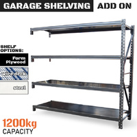 GARAGE LONGSPAN Add-On Bay - Hammertone Grey