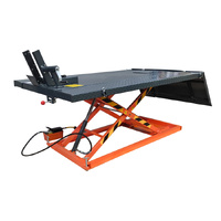 Motorcycle ATV 1500lb 680kg Air Operated Scissor Lift Table