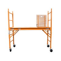 Steel Mobile Scaffold with Hatch - Plywood Deck