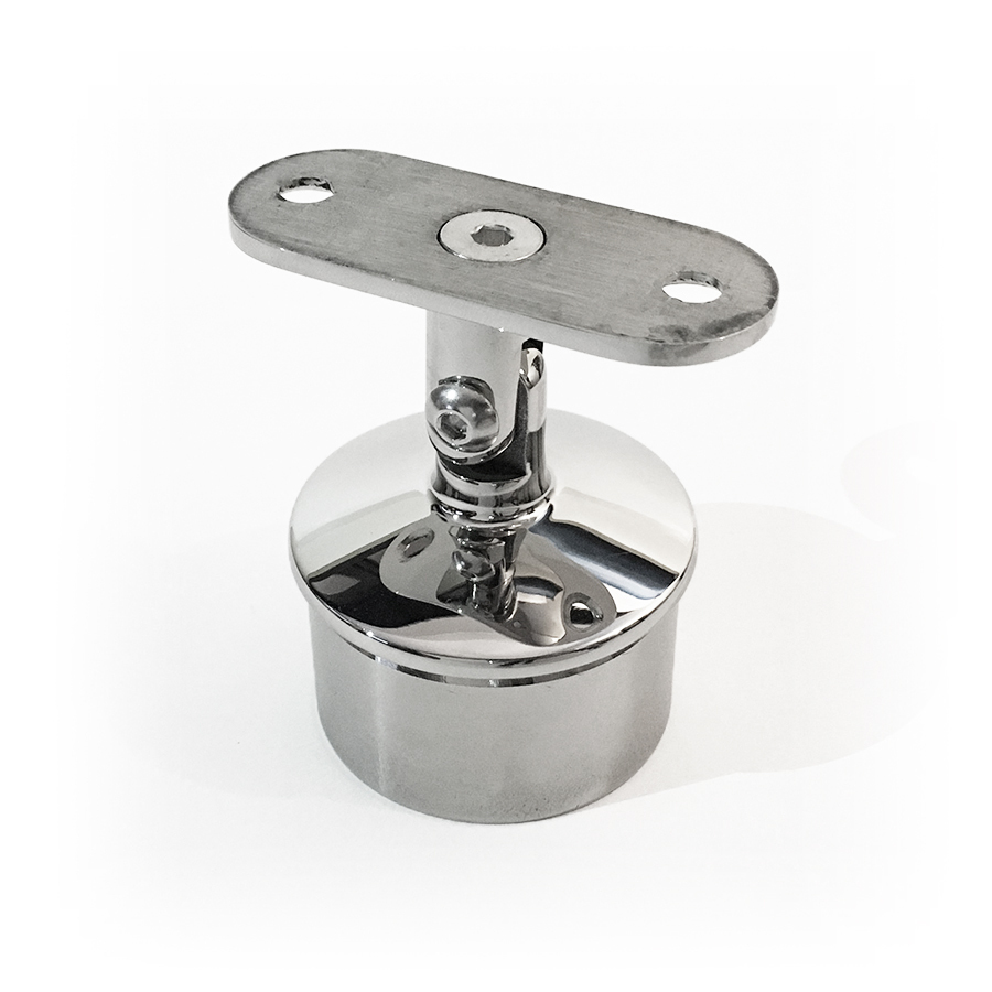 316 Stainless Steel 50.8mm Tube Fittings Balustrade Fence Rail Joiner