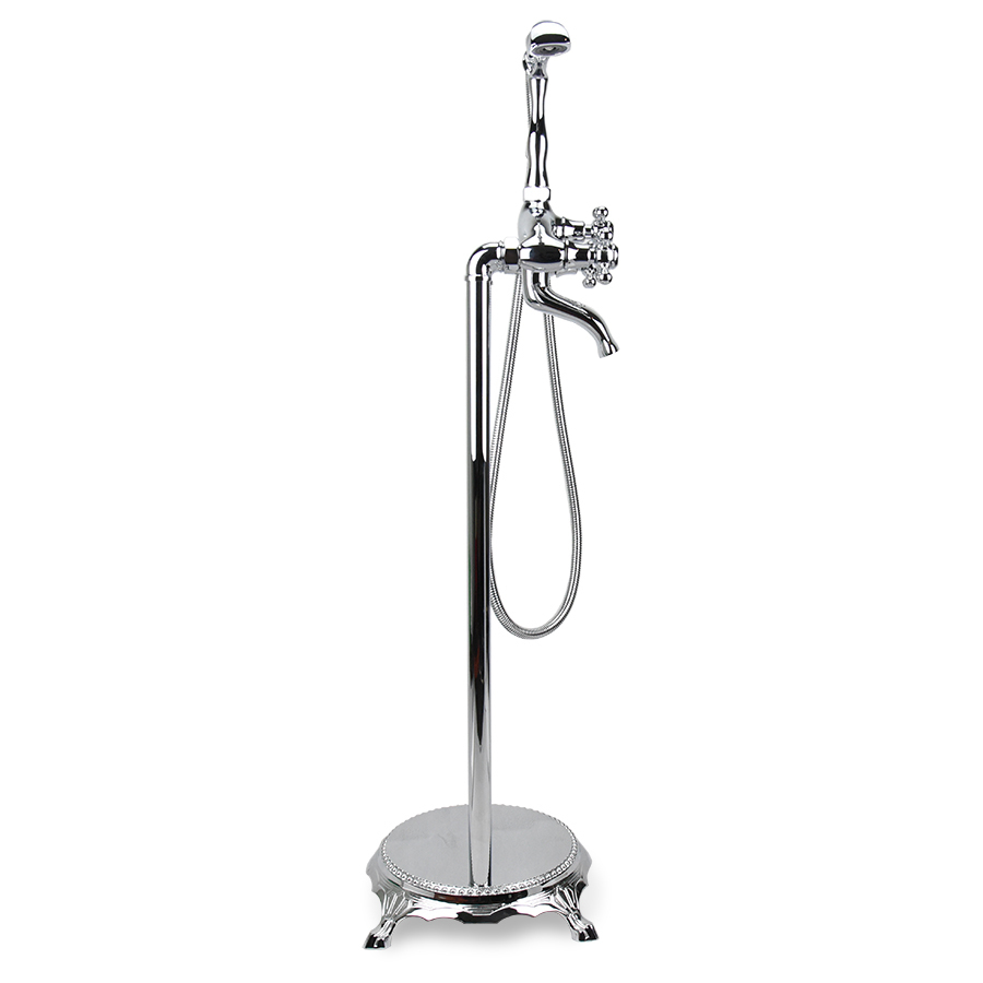 Free Standing Bathtub Tap Unit CHROME