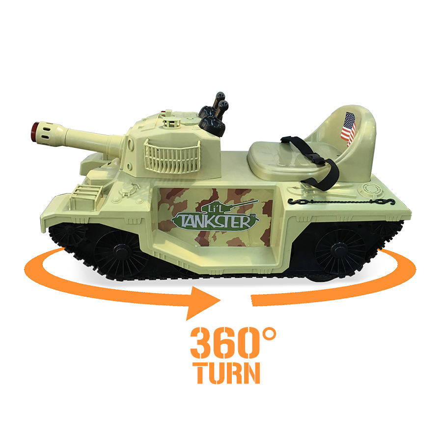 kids drivable tank