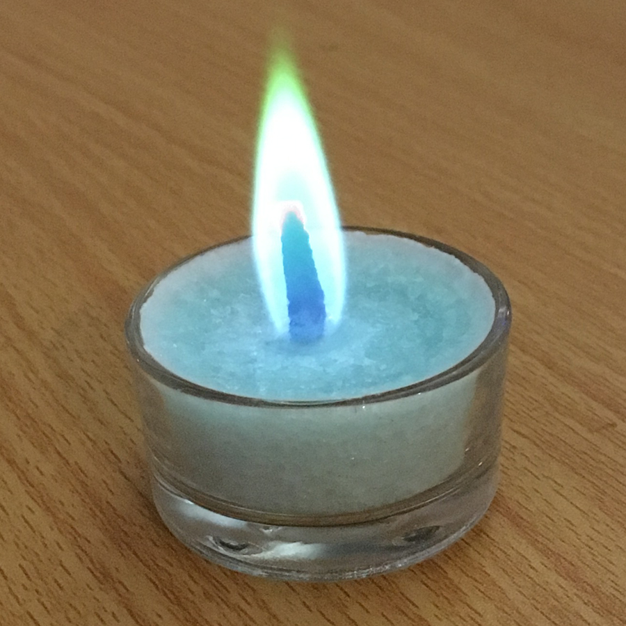 COLOURED FLAME Tea Light Candles 36 Pack