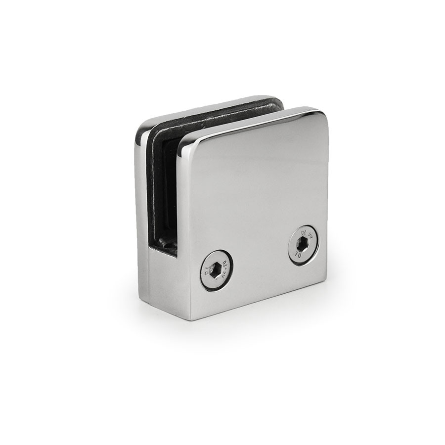 Glass Wall Clamp Square Stainless Steel Balustrading