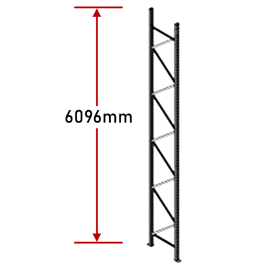 Pallet Racking Frames - Zinc Plated Dexion Compatible Warehouse Shelving Upright - Picture 13 of 13