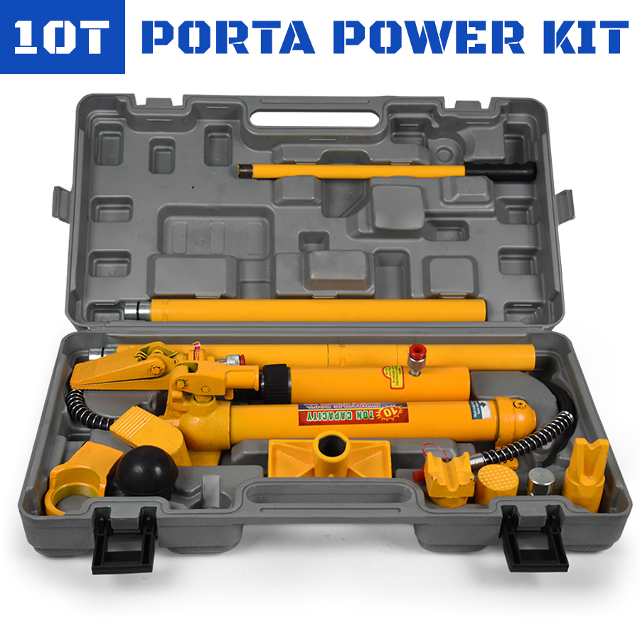JEGS 10 Ton Hydraulic PortaPower Jack Ram Kit ubicaciondepersonas