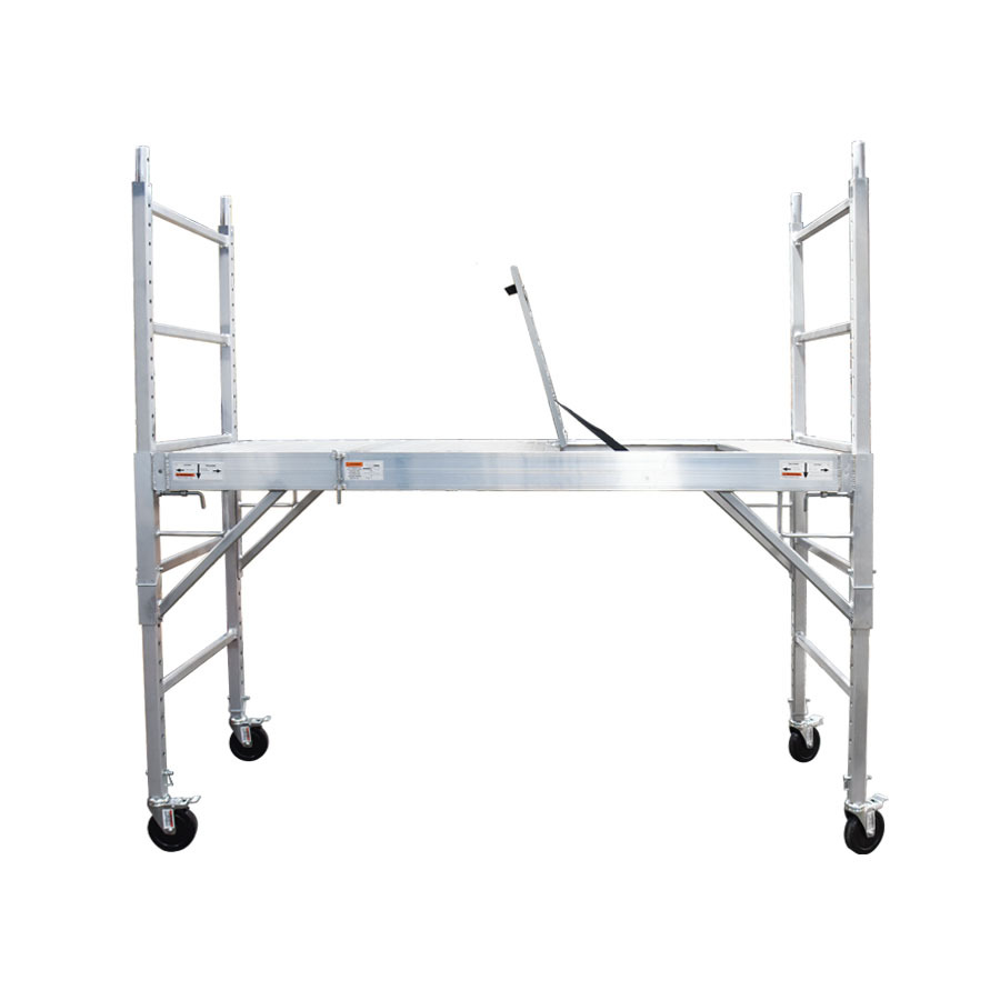 Mobile Aluminium Alloy Scaffold Platform with Hatch - Work Portable High Ladder - Picture 14 of 16