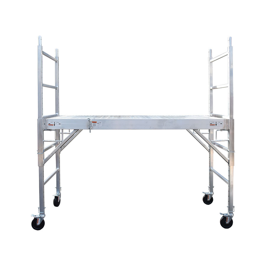 Mobile Aluminium Alloy Scaffold Platform with Hatch - Work Portable High Ladder - Picture 12 of 16